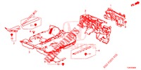 FLOOR MAT/INSULATOR  for Honda CIVIC DIESEL 1.6 S 5 Doors 6 speed manual 2018