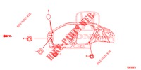 GROMMET (LATERAL) for Honda CIVIC DIESEL 1.6 S 5 Doors 6 speed manual 2018