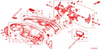 INSTRUMENT PANEL UPPER (LH) for Honda CIVIC DIESEL 1.6 TOP 5 Doors 6 speed manual 2018