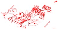 FLOOR MAT/INSULATOR  for Honda CIVIC  TYPE R 5 Doors 6 speed manual 2019