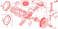 CRANKSHAFT/PISTON  for Honda ACCORD 2.2 EXECUTIVE 4 Doors 6 speed manual 2012