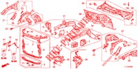 FRONT BULKHEAD/DASHBOARD  for Honda ACCORD 2.2 EXECUTIVE 4 Doors 6 speed manual 2012