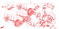 AIR CONDITIONER (COMPRESSEUR) (2.4L) for Honda ACCORD 2.4 S 4 Doors 6 speed manual 2012
