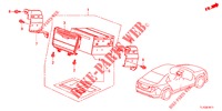 AUDIO UNIT (NAVIGATION) for Honda ACCORD 2.0 EX 4 Doors 5 speed automatic 2013