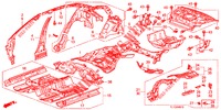 FLOOR/INNER PANELS  for Honda ACCORD 2.0 EX 4 Doors 5 speed automatic 2013