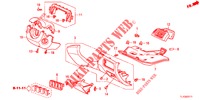 INSTRUMENT GARNISH (COTE DE CONDUCTEUR) (RH) for Honda ACCORD 2.0 S 4 Doors 5 speed automatic 2013