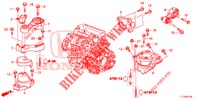 ENGINE MOUNTS (DIESEL) (AT) for Honda ACCORD DIESEL 2.2 ES 4 Doors 5 speed automatic 2014