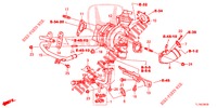 TURBOCHARGER SYSTEM (DIESEL) for Honda ACCORD DIESEL 2.2 ES GT 4 Doors 5 speed automatic 2014