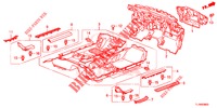 FLOOR MAT/INSULATOR  for Honda ACCORD DIESEL 2.2 EX 4 Doors 6 speed manual 2014
