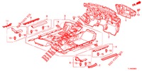 FLOOR MAT/INSULATOR  for Honda ACCORD 2.4 S 4 Doors 6 speed manual 2014