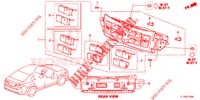 HEATER CONTROL  for Honda ACCORD DIESEL 2.2 EX 4 Doors 6 speed manual 2015