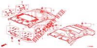 ROOF LINING  for Honda ACCORD DIESEL 2.2 S 4 Doors 6 speed manual 2015