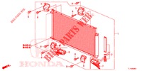 AIR CONDITIONER (CONDENSATEUR) (DIESEL) for Honda ACCORD DIESEL 2.2 SH 4 Doors 6 speed manual 2015