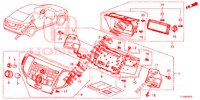 AUDIO UNIT  for Honda ACCORD DIESEL 2.2 SH 4 Doors 6 speed manual 2015