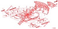 FLOOR MAT/INSULATOR  for Honda ACCORD DIESEL 2.2 SH 4 Doors 6 speed manual 2015