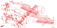 FRONT WINDSHIELD WIPER (RH) for Honda ACCORD DIESEL 2.2 SH 4 Doors 6 speed manual 2015