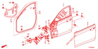 FRONT DOOR PANELS (2D)  for Honda ACCORD TOURER DIESEL 2.2 S 5 Doors 6 speed manual 2013