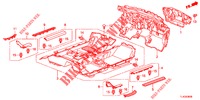 FLOOR MAT/INSULATOR  for Honda ACCORD TOURER DIESEL 2.2 SH 5 Doors 6 speed manual 2013