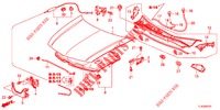 HOOD (RH) for Honda ACCORD TOURER DIESEL 2.2 SH 5 Doors 6 speed manual 2013