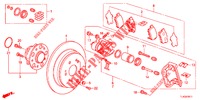 REAR BRAKE (2) for Honda ACCORD TOURER DIESEL 2.2 SH 5 Doors 6 speed manual 2013