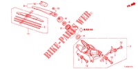 REAR WINDSHIELD WIPER  for Honda ACCORD TOURER DIESEL 2.2 SH 5 Doors 6 speed manual 2013
