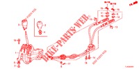 SHIFT ARM/SHIFT LEVER (DIESEL) for Honda ACCORD TOURER DIESEL 2.2 SH 5 Doors 6 speed manual 2013
