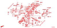 TURBOCHARGER SYSTEM (DIESEL) for Honda ACCORD TOURER DIESEL 2.2 SH 5 Doors 6 speed manual 2013