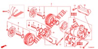 AIR CONDITIONER (COMPRESSEUR) (2.4L) for Honda ACCORD TOURER 2.4 EXECUTIVE 5 Doors 6 speed manual 2013