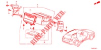 AUDIO UNIT (NAVIGATION) for Honda ACCORD TOURER 2.4 EXECUTIVE 5 Doors 6 speed manual 2013