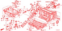 CYLINDER BLOCK/OIL PAN (2.4L) for Honda ACCORD TOURER 2.4 EXECUTIVE 5 Doors 6 speed manual 2013