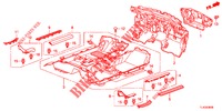FLOOR MAT/INSULATOR  for Honda ACCORD TOURER 2.4 EXECUTIVE 5 Doors 6 speed manual 2013