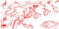 RADIO ANTENNA/SPEAKER (RH) for Honda ACCORD TOURER 2.4 EXECUTIVE 5 Doors 6 speed manual 2013