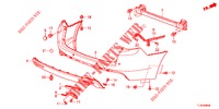 REAR BUMPER  for Honda ACCORD TOURER 2.4 EXECUTIVE 5 Doors 6 speed manual 2013