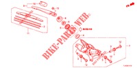 REAR WINDSHIELD WIPER  for Honda ACCORD TOURER 2.4 EXECUTIVE 5 Doors 6 speed manual 2013