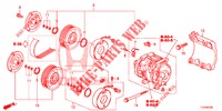 AIR CONDITIONER (COMPRESSEUR) (DIESEL) for Honda ACCORD TOURER DIESEL 2.2 SH 5 Doors 6 speed manual 2014