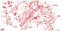AIR CONDITIONER (FLEXIBLES/TUYAUX) (DIESEL) (RH) for Honda ACCORD TOURER DIESEL 2.2 SH 5 Doors 6 speed manual 2014