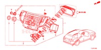 CENTER MODULE (NAVIGATION) for Honda ACCORD TOURER DIESEL 2.2 SH 5 Doors 6 speed manual 2014