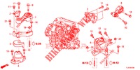 ENGINE MOUNTS (DIESEL) (MT) for Honda ACCORD TOURER DIESEL 2.2 SH 5 Doors 6 speed manual 2014
