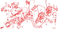 FRONT DOOR LOCKS/OUTER HA NDLE  for Honda ACCORD TOURER DIESEL 2.2 SH 5 Doors 6 speed manual 2014