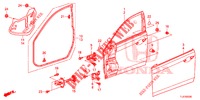 FRONT DOOR PANELS (2D)  for Honda ACCORD TOURER DIESEL 2.2 SH 5 Doors 6 speed manual 2014