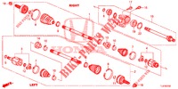 FRONT DRIVESHAFT/HALF SHA FT (DIESEL) for Honda ACCORD TOURER DIESEL 2.2 SH 5 Doors 6 speed manual 2014