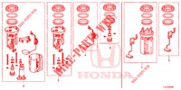 FUEL TANK SET SHORT PARTS  for Honda ACCORD TOURER DIESEL 2.2 SH 5 Doors 6 speed manual 2014