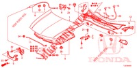 HOOD (RH) for Honda ACCORD TOURER DIESEL 2.2 SH 5 Doors 6 speed manual 2014