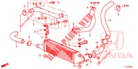 INTERCOOLER (2) for Honda ACCORD TOURER DIESEL 2.2 SH 5 Doors 6 speed manual 2014