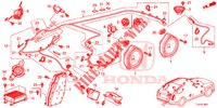 RADIO ANTENNA/SPEAKER (RH) for Honda ACCORD TOURER DIESEL 2.2 SH 5 Doors 6 speed manual 2014