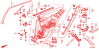 REAR DOOR LINING (4D)  for Honda ACCORD TOURER DIESEL 2.2 SH 5 Doors 6 speed manual 2014