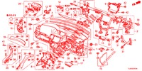 INSTRUMENT PANEL UPPER (RH) for Honda ACCORD TOURER 2.0 S 5 Doors 6 speed manual 2015