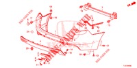 REAR BUMPER  for Honda ACCORD TOURER 2.0 S 5 Doors 6 speed manual 2015