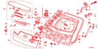 TAILGATE PANEL (2D)  for Honda ACCORD TOURER 2.0 S 5 Doors 6 speed manual 2015