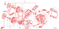 AIR CONDITIONER (COMPRESSEUR) (DIESEL) for Honda ACCORD TOURER DIESEL 2.2 ES 5 Doors 6 speed manual 2015